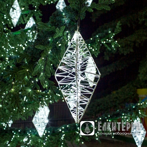 Лесная ствольная световая уличная елка 6 метров